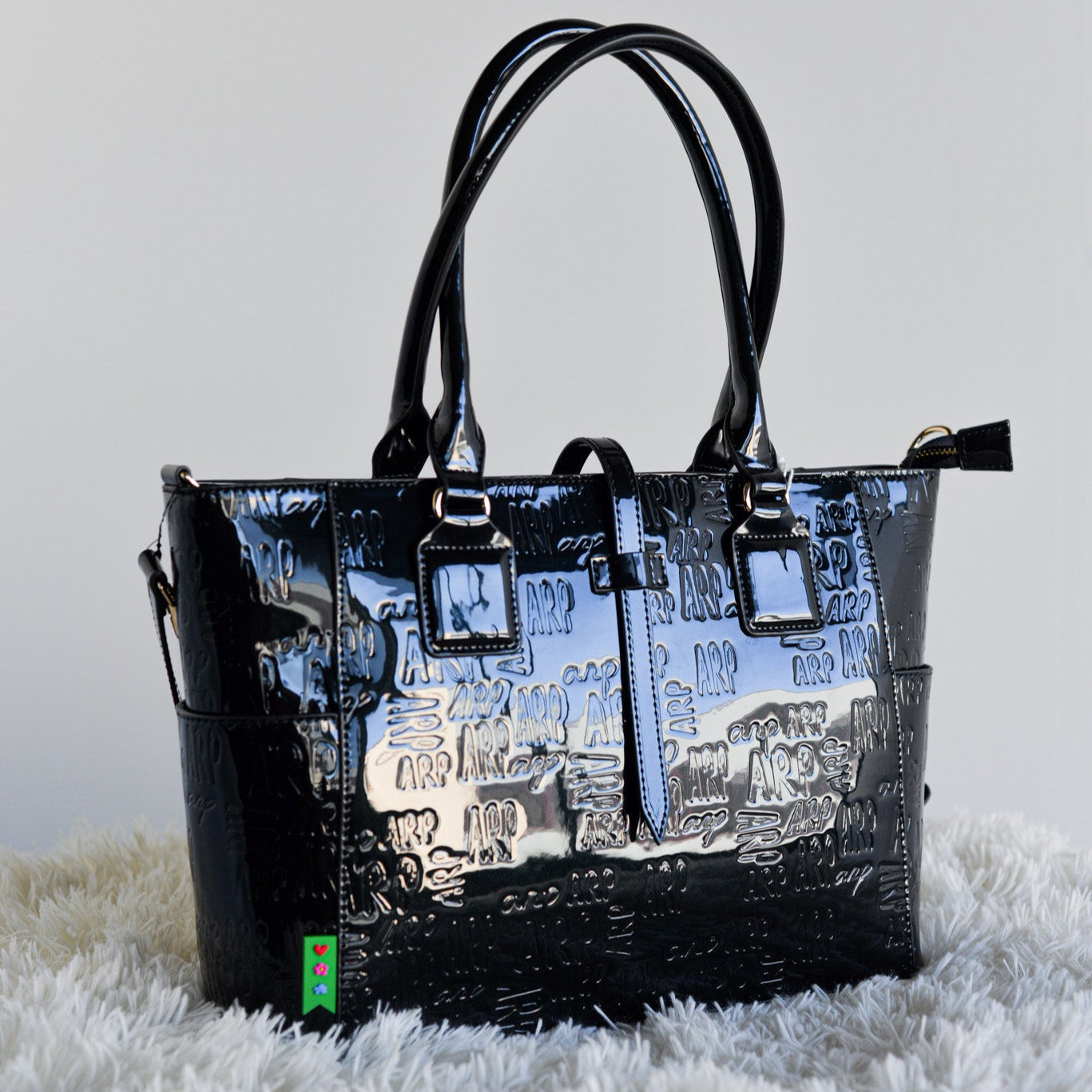 Shopper charol logo AGATHA RUIZ DE LA PRADA Azul