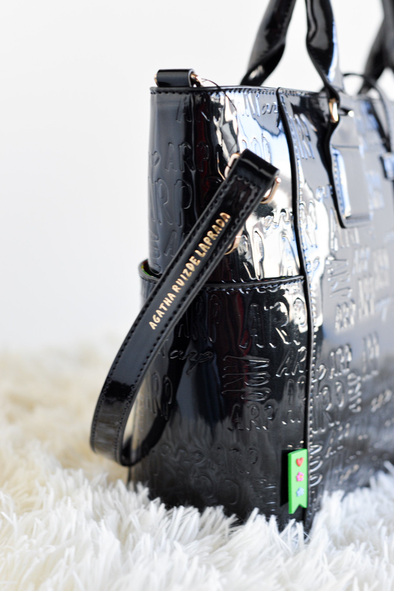 Shopper charol logo AGATHA RUIZ DE LA PRADA Azul