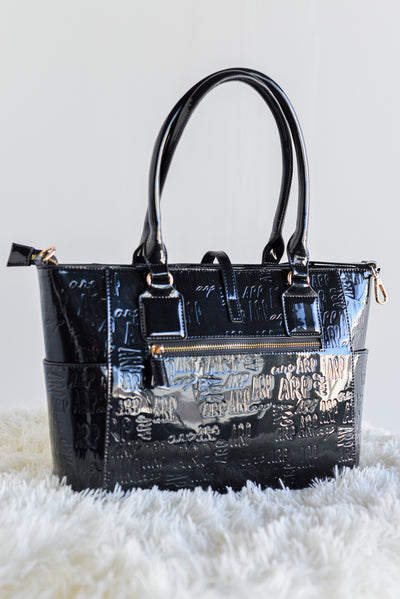 Shopper charol logo AGATHA RUIZ DE LA PRADA Azul