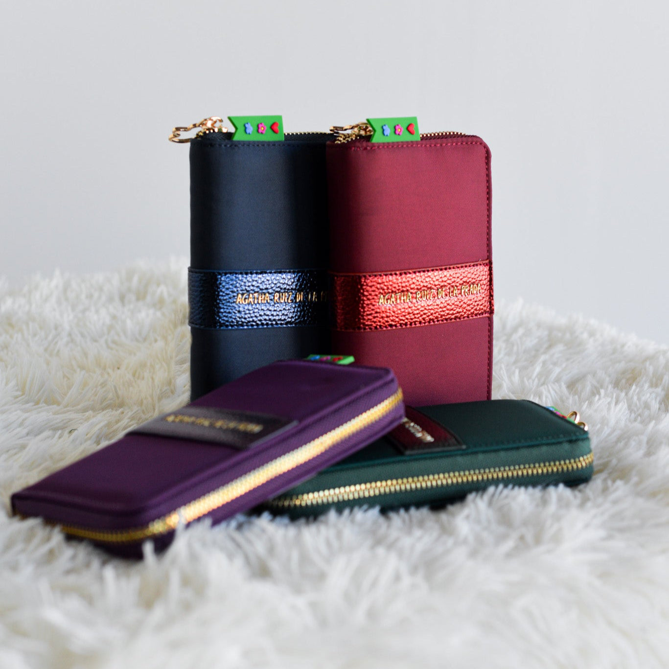 Cartera nylon metalizada Agatha Ruiz de la Prada