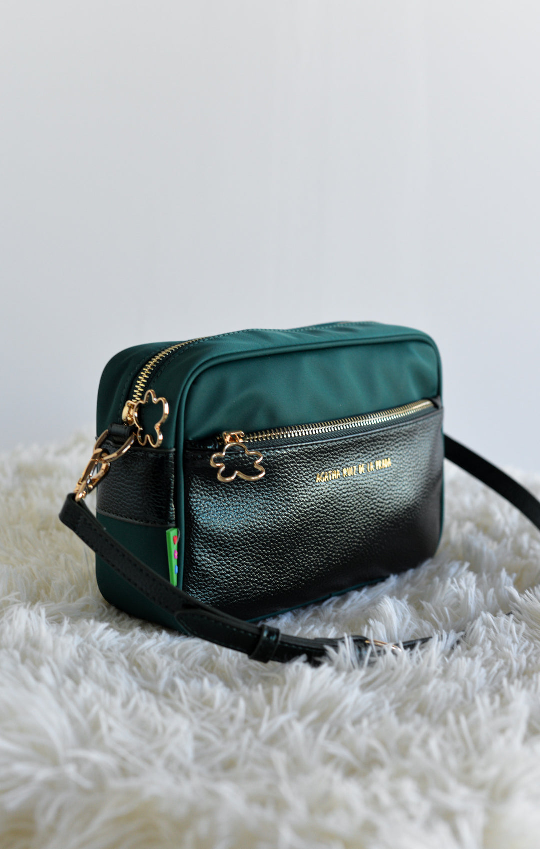 Bandolera nylon metalizado AGATHA RUIZ DE LA PRADA Verde