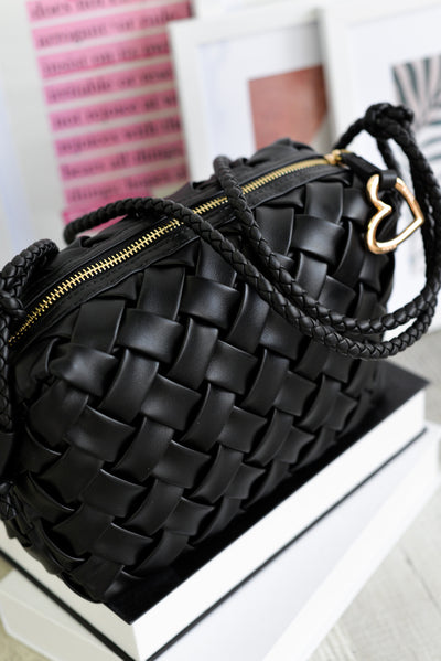 Bandolera Grande trenzada Noco Negro