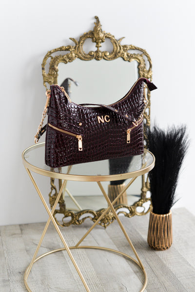 Baguette coco charol cremalleras Noco Vino