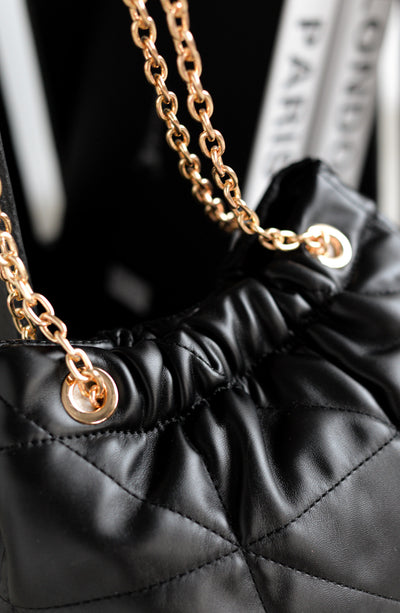 Saco piel vegana NC bordado Noco Negro