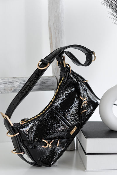 Góndola charol hebillas Noco Negro