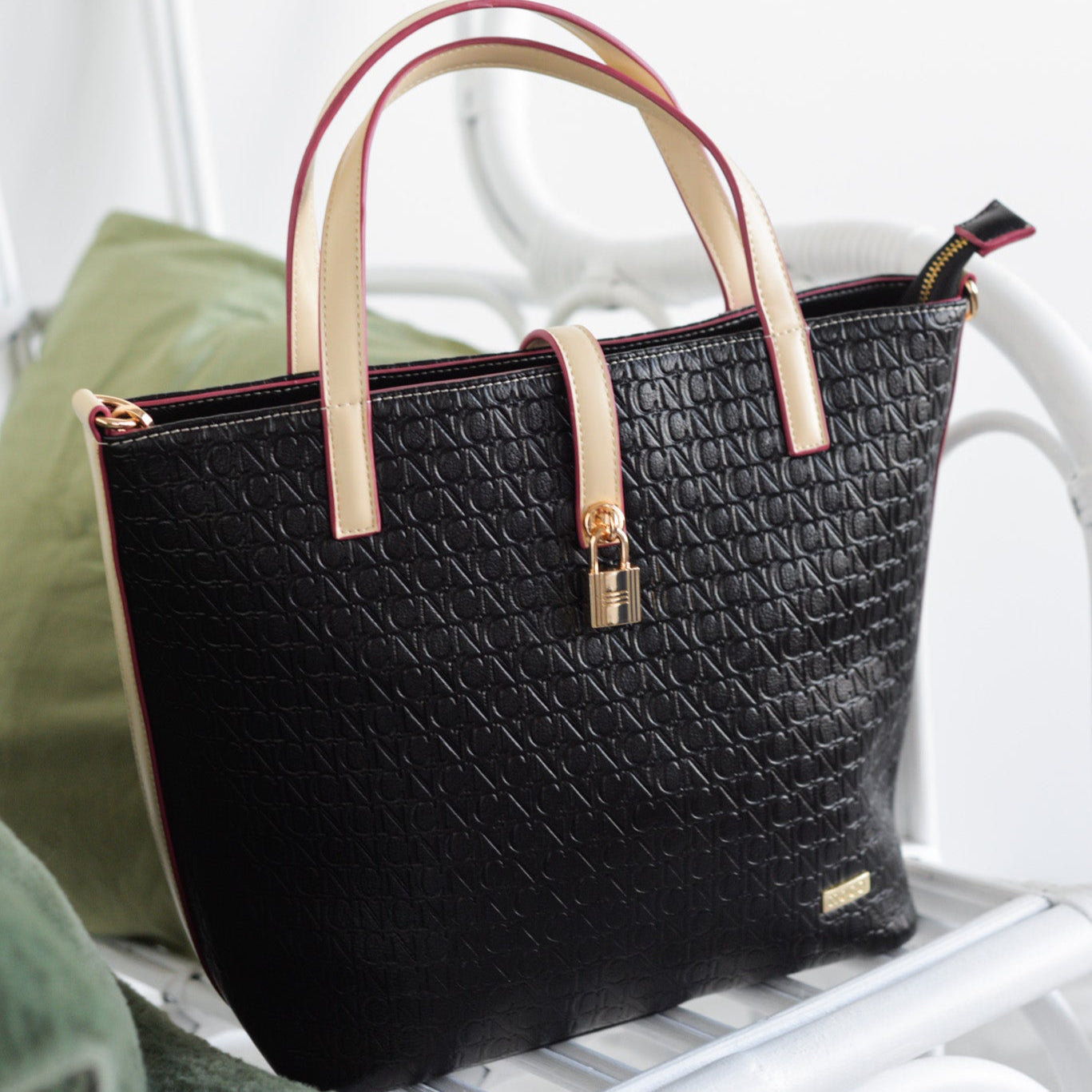 Bolso tote logo Noco Negro