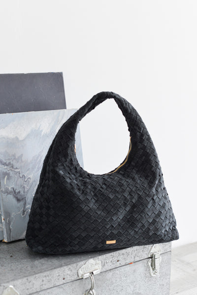 Hobo ante trenzado Noco Azul