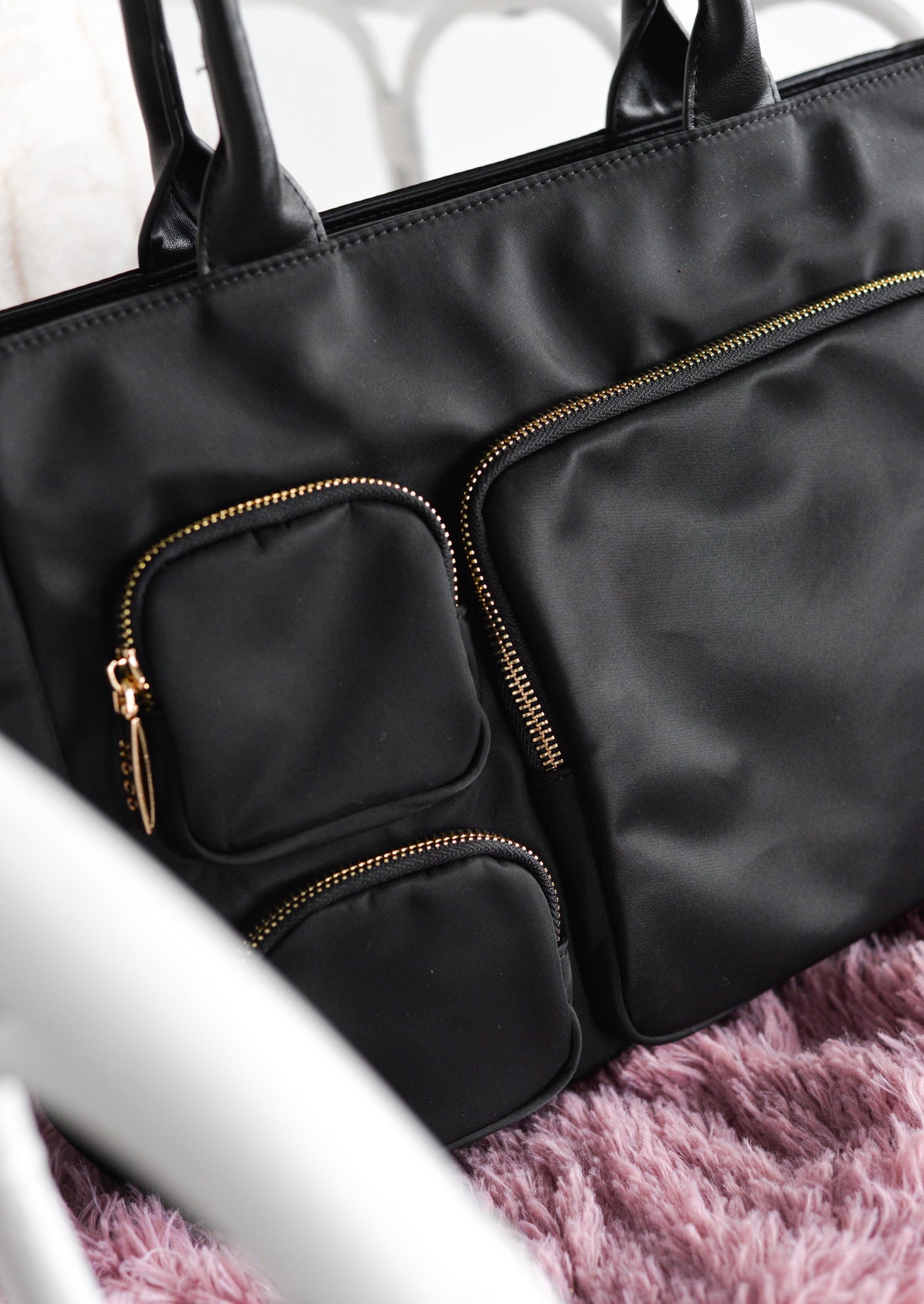 Shopper nylon bolsillos Noco Negro