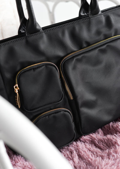 Shopper nylon bolsillos Noco Negro