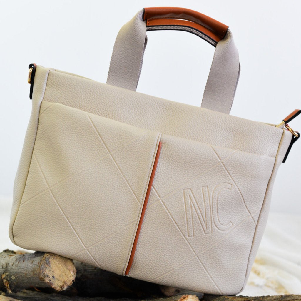 Bolso P.Vegana contraste Noco Beige