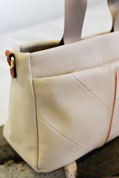 Bolso P.Vegana contraste Noco Beige