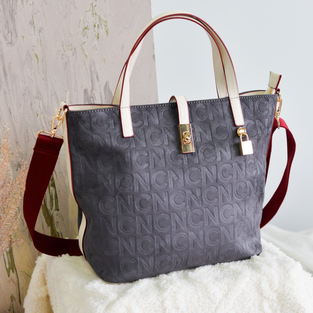 Bolso Tote ante Noco NC Gris