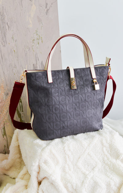 Bolso Tote ante Noco NC Gris