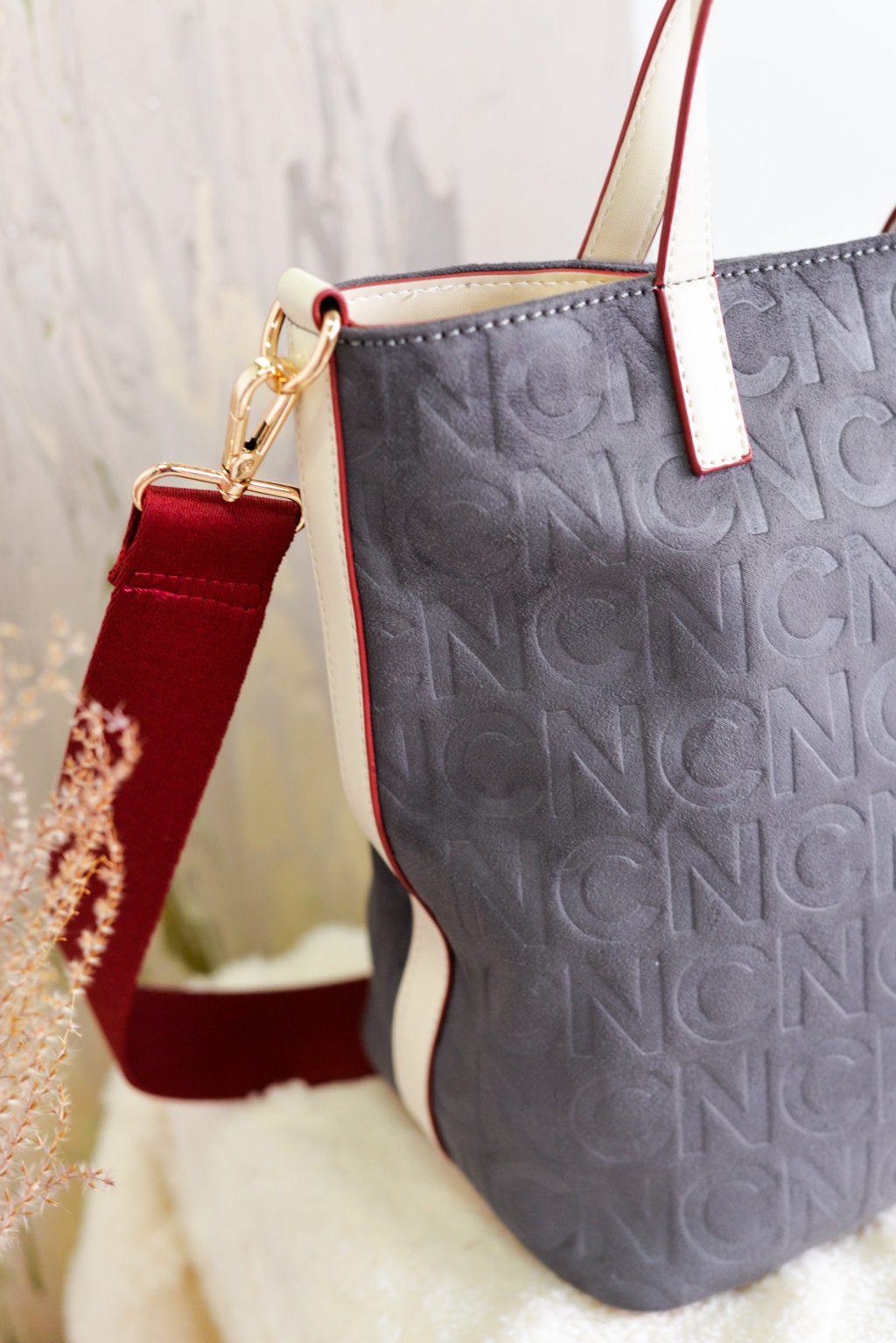 Bolso Tote ante Noco NC Gris