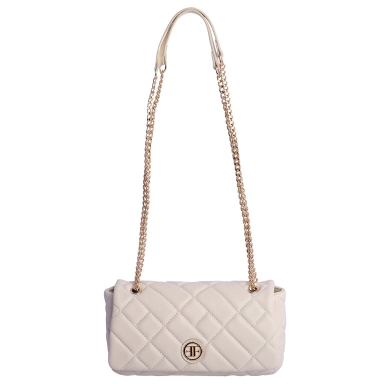 Bolso bandolera solapa Eferri Ofelia Marfil