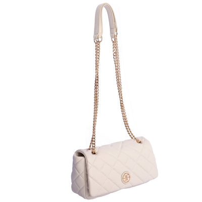 Bolso bandolera solapa Eferri Ofelia Marfil