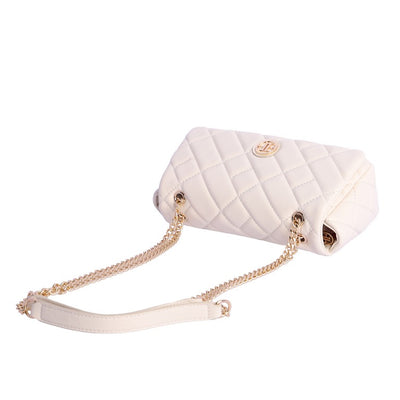 Bolso bandolera solapa Eferri Ofelia Marfil