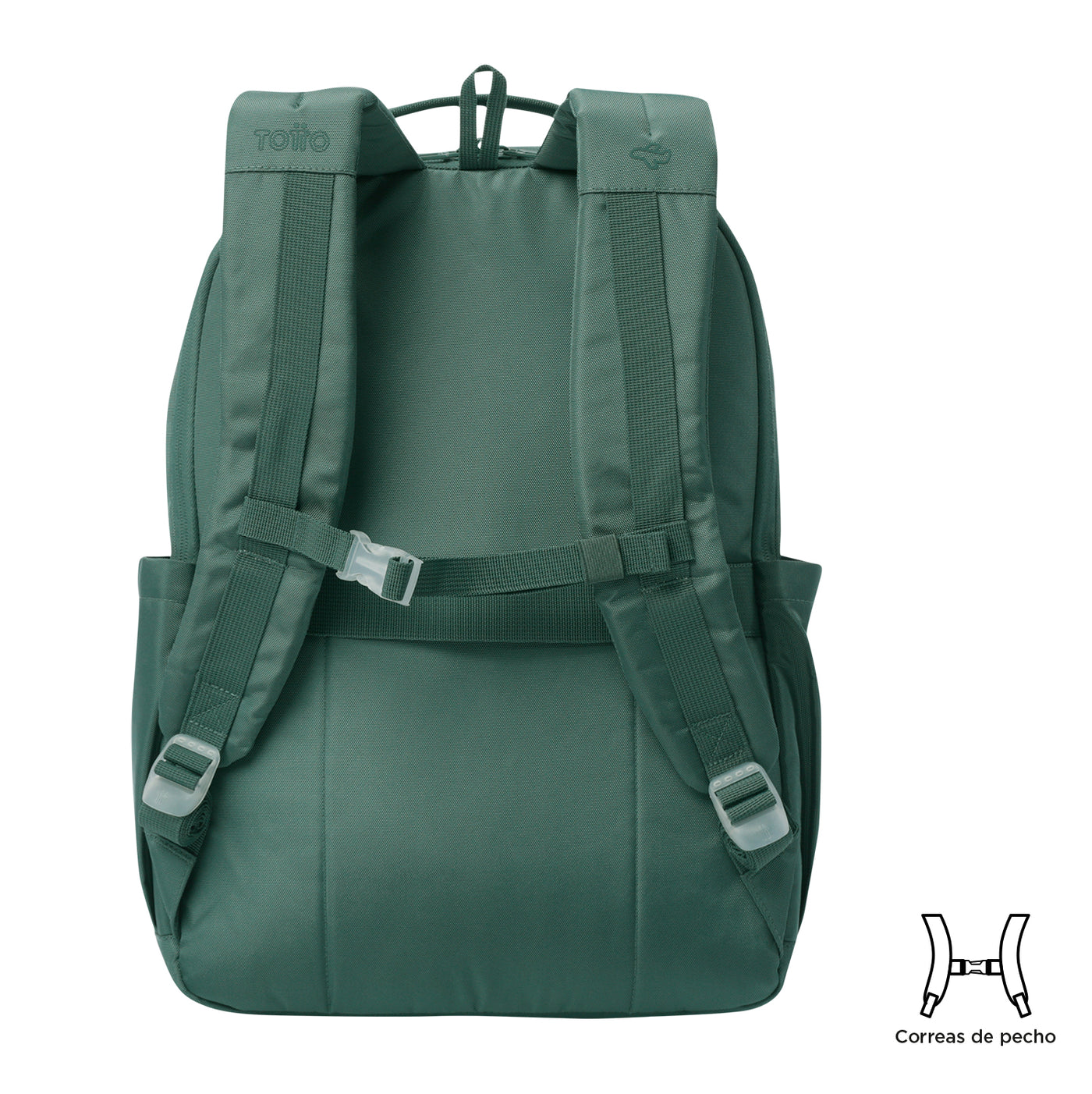 Mochila Porta Ordenador 16" Totto Elan Travel - Silver Pine
