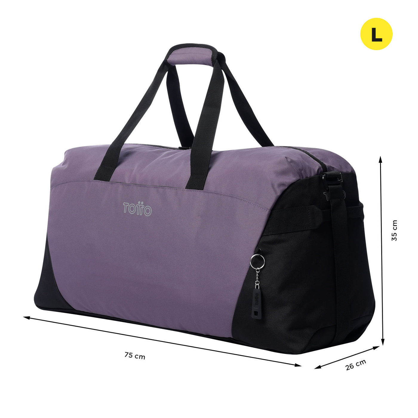 Bolsa de viaje Grande Totto Active Pro L - Montana Grape