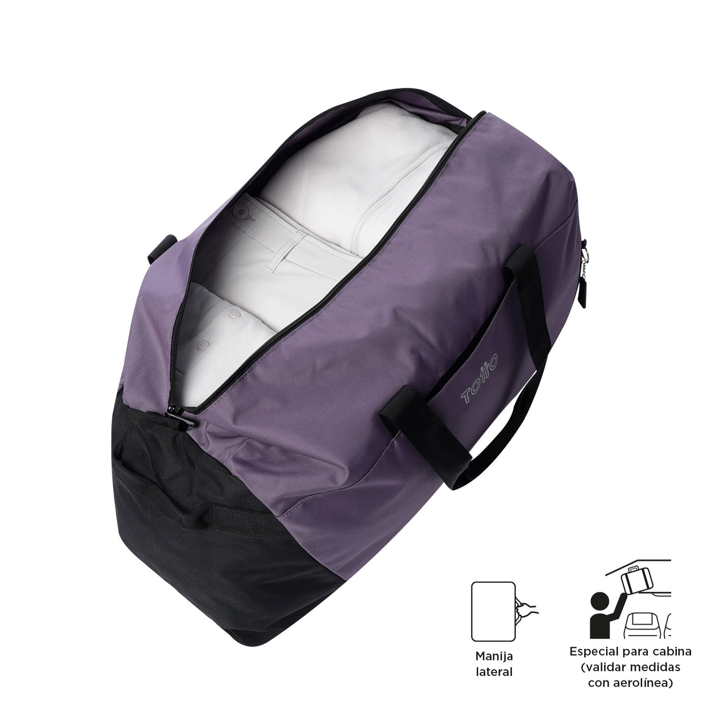 Bolsa de viaje Grande Totto Active Pro L - Montana Grape