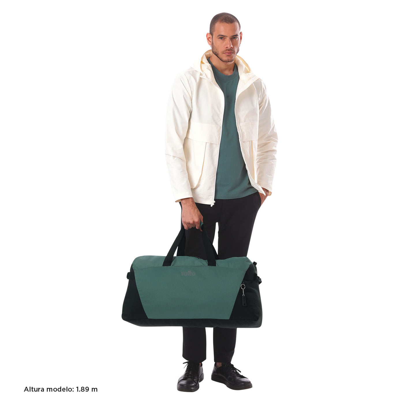 Bolsa de viaje Grande Totto Active Pro L - Silver Pine