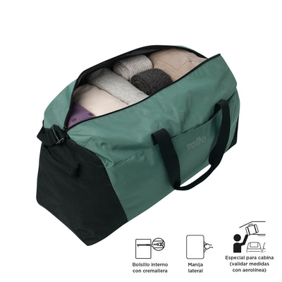 Bolsa de viaje Grande Totto Active Pro L - Silver Pine