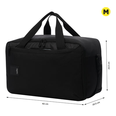 Bolso de Viaje 2 en 1 (40x20x25cm) Totto Underseat - Negro