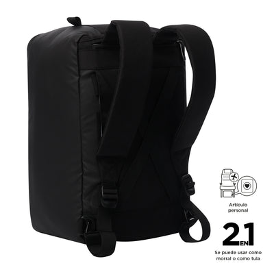 Bolso de Viaje 2 en 1 (40x20x25cm) Totto Underseat - Negro