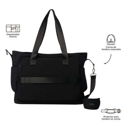 Bolso de viaje Totto Duffle Sahara - Negro