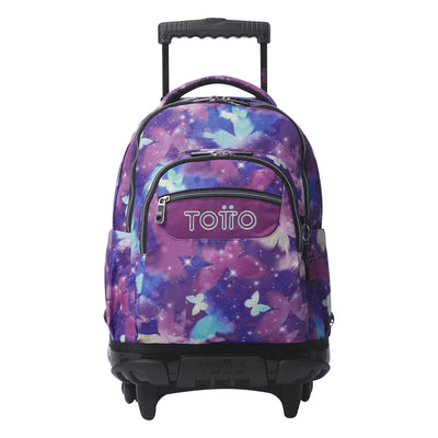 Mochila escolar con ruedas Totto Renglones - Star Butterfly