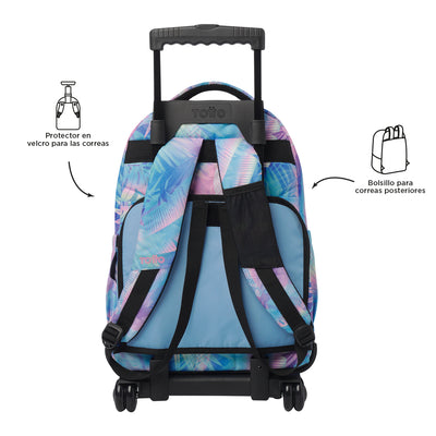 Mochila escolar con ruedas Totto Renglones - Prisma