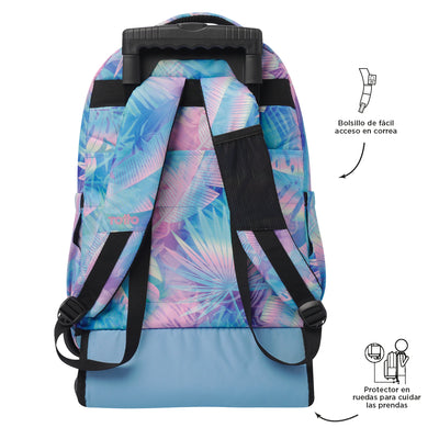 Mochila escolar con ruedas Totto Renglones - Prisma