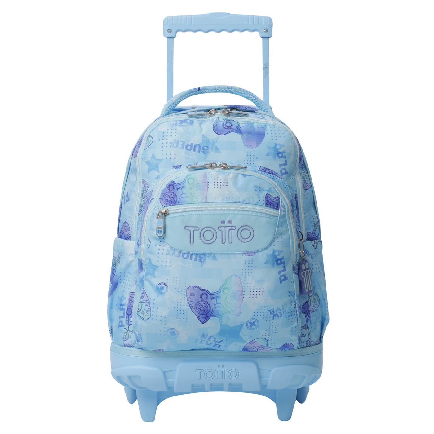 Mochila escolar con ruedas Totto Renglones - Polar