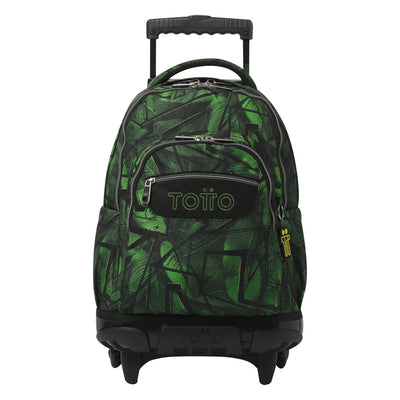 Mochila escolar con ruedas Totto Renglones - Jhony Jungle