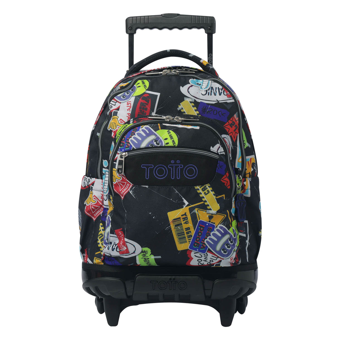 Mochila escolar con ruedas Totto Renglones - Sticky