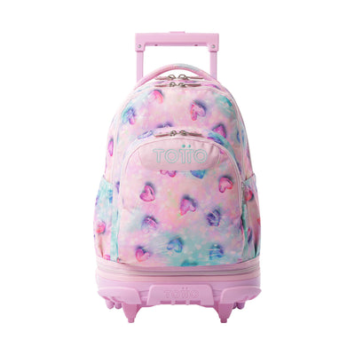 Mochila escolar ruedas desmontable Totto Tiza Glitter - Shiny Heart