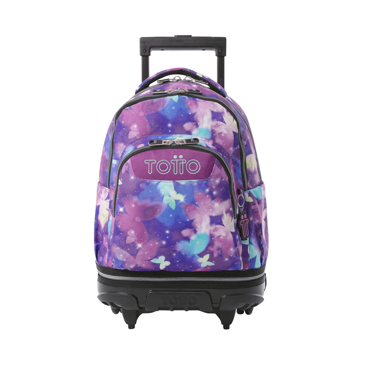 Mochila escolar ruedas desmontable Totto Tiza Glitter - Star Butterfly