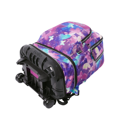 Mochila escolar ruedas desmontable Totto Tiza Glitter - Star Butterfly