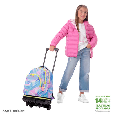 Mochila escolar ruedas desmontable Totto Tiza - Prisma