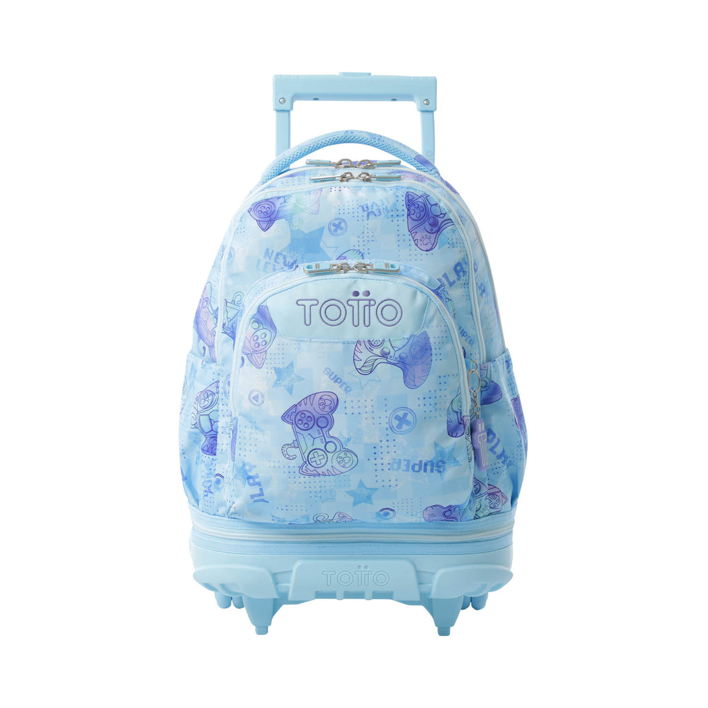 Mochila escolar ruedas desmontable Totto Tiza - Polar