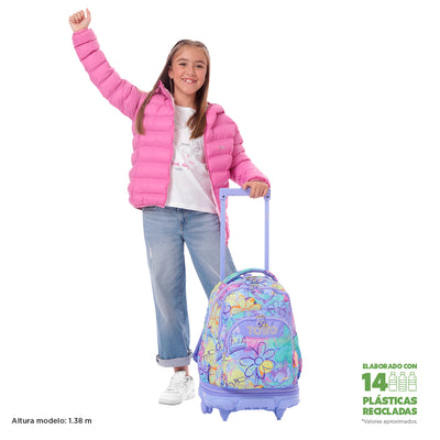 Mochila escolar ruedas desmontable Totto Tiza - Grafily
