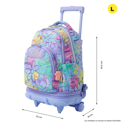 Mochila escolar ruedas desmontable Totto Tiza - Grafily