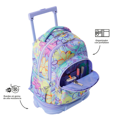 Mochila escolar ruedas desmontable Totto Tiza - Grafily