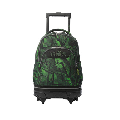 Mochila escolar ruedas desmontable Totto Tiza - Jhony Jungle