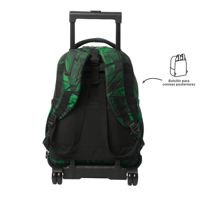 Mochila escolar ruedas desmontable Totto Tiza - Jhony Jungle