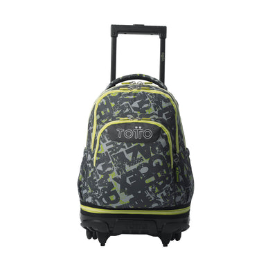 Mochila escolar ruedas desmontable Totto Tiza - Texgrunge