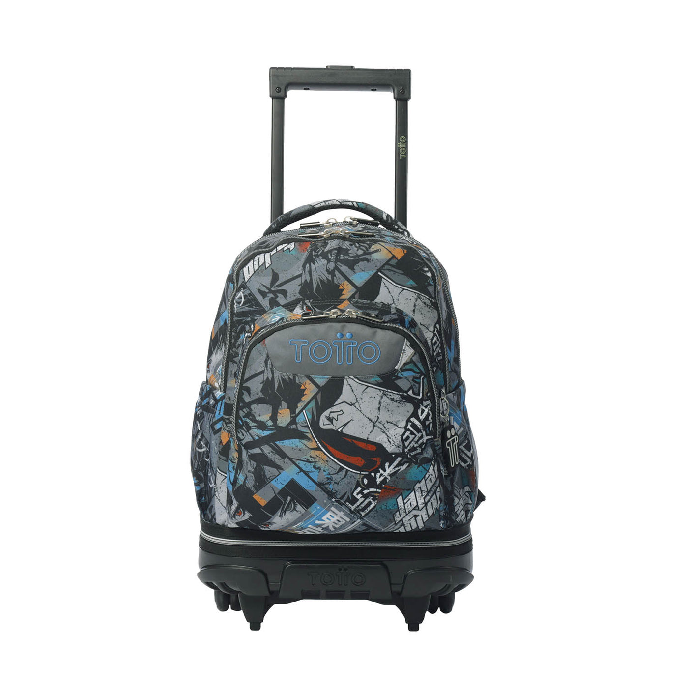 Mochila escolar ruedas desmontable Totto Tiza - Okubo