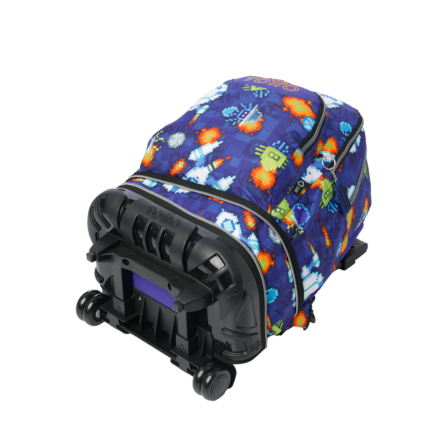 Mochila escolar ruedas desmontable Totto Tiza - Space Blue
