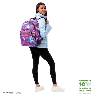 Mochila escolar Totto Rayol - Star Butterfly