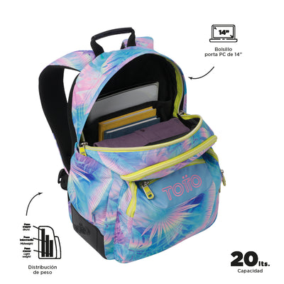 Mochila escolar Totto Rayol - Prisma